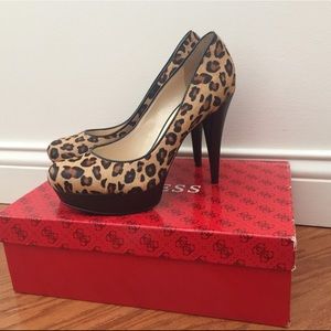 Guess Cheetah Heels